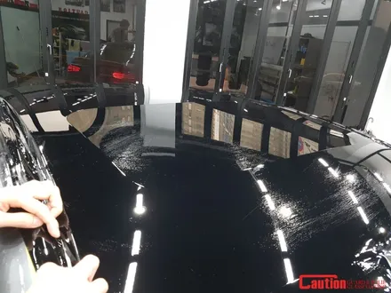 일산 고양 은평 벤츠 루프스킨 전문점 [코션코리아 일산점] 벤츠glc 43 amg 탑폴리에 루프스킨 시공후기~! / 고양시 덕양구 신원동