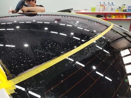 일산 고양 파주 BMW 루프스킨전문점[코션코리아 일산점]BMW 330I 알파인화이트 탑폴리에루프스킨 + 사이드미러 카본랩핑 시공후기 / 고양시 덕양구 신원동