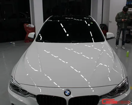 일산 고양 은평 BMW 루프스킨 전문점 [코션코리아 일산점] BMW320d 탑폴리에 루프스킨 시공후기 / 고양시 덕양구 신원동