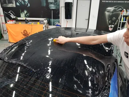 일산 고양 파주 BMW루프스킨 전문점[코션코리아 일산점]BMW F30 330I 에스토릴블루 탑폴리에 루프스킨 + 스플리터랩핑 시공후기 / 고양시 덕양구 신원동