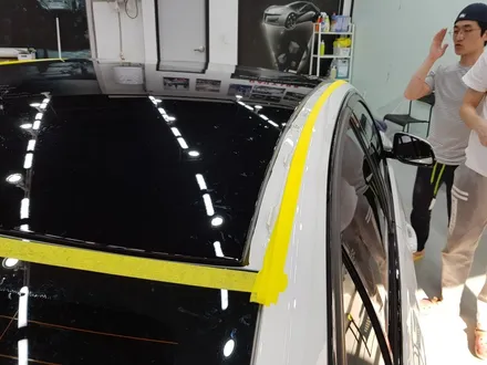 일산 고양 파주 BMW 루프스킨전문점[코션코리아 일산점]BMW F30 320I 알파인화이트 탑폴리에 루프스킨 시공후기 / 고양시 덕양구 신원동