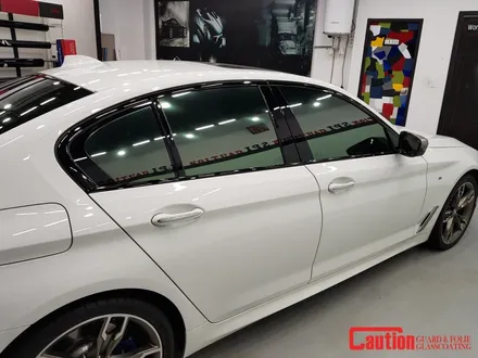 일산 고양 파주 BMW 랩핑전문점[코션일산점]BMW G30 5시리즈 윈도우크롬몰딩 탑폴리에 랩핑 시공후기 / 고양시 덕양구 신원동