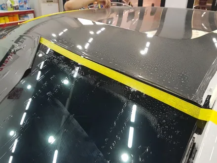 일산 은평 파주 BMW 루프스킨전문점[코션일산점]BMW G30 M550D 탑폴리에 유광그레이 루프스킨 + M퍼포먼스 사이드데칼 / 고양시 덕양구 신원동