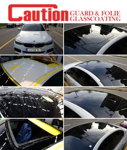 마포 고양 일산 BMW 루프스킨 전문점 [코션코리아 일산점] 신형BMW G30 530I 탑폴리에 루프스킨 시공후기~! / 고양시 덕양구 신원동