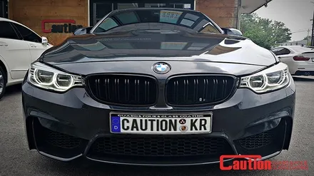 일산 BMW 랩핑전문점[코션코리아 본점/일산점]KPMF Premium Wrap Films - BMW M4 모피어스 유광블랙 전체랩핑 / 고양시 덕양구 신원동