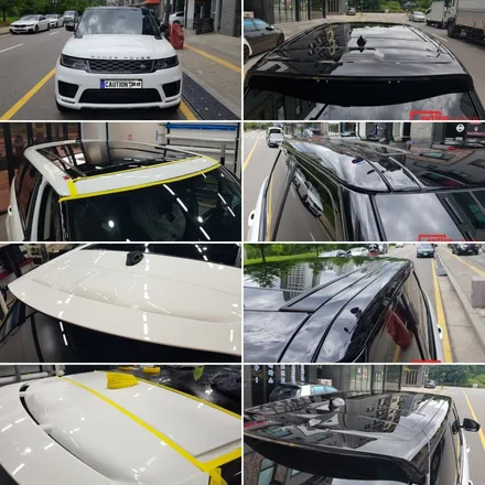 일산 고양 덕양 레인지로버 루프스킨전문점[코션코리아 일산점]레인지로버 스포츠 탑폴리에 루프스킨 + 사이드미러 랩핑 시공후기 / 고양시 덕양구 신원동