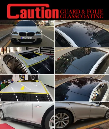 일산 고양 은평 BMW 루프스킨전문점[코션일산점]BMW F10 520I 탑폴리에 루프스킨 + M퍼포먼스사이드데칼 시공후기 / 고양시 덕양구 신원동