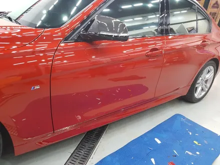 일산 고양 마포 BMW 루프스킨 전문점[코션코리아 일산점]BMW F30 330I 선셋 오렌지 탑폴리에 루프스킨 + M퍼포먼스사이드데칼 시고후기 / 고양시 덕양구 신원동
