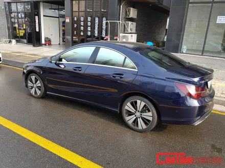 일산 고양 파주 벤츠 랩핑전무점[코션코리아 일산점]벤츠cla250 무광다크그레이 포인트데칼, 옛지실버 칼라썬팅~! / 고양시 덕양구 신원동