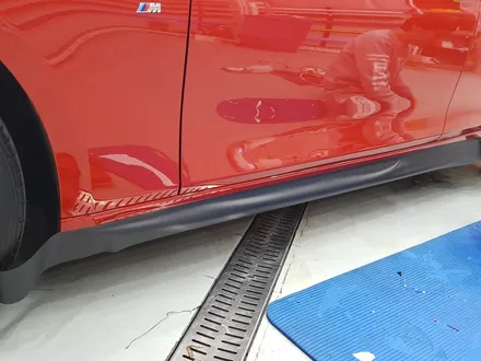 일산 고양 마포 BMW 루프스킨 전문점[코션코리아 일산점]BMW F30 330I 선셋 오렌지 탑폴리에 루프스킨 + M퍼포먼스사이드데칼 시고후기 / 고양시 덕양구 신원동