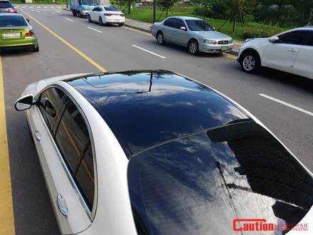 은평 고양 일산 벤츠 루프스킨 전문점 [코션코리아 일산점] BENZ E300 탑폴리에 루프스킨 시공후기~! / 고양시 덕양구 신원동