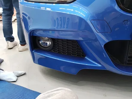 일산 고양 파주 BMW루프스킨 전문점[코션코리아 일산점]BMW F30 330I 에스토릴블루 탑폴리에 루프스킨 + 스플리터랩핑 시공후기 / 고양시 덕양구 신원동
