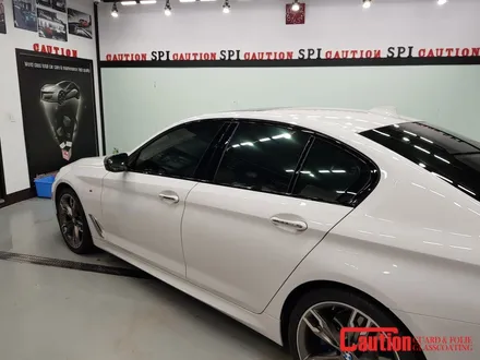 일산 고양 파주 BMW 랩핑전문점[코션일산점]BMW G30 5시리즈 윈도우크롬몰딩 탑폴리에 랩핑 시공후기 / 고양시 덕양구 신원동