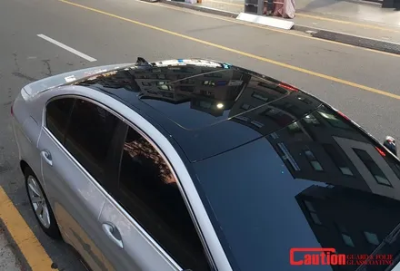 일산 고양 은평 BMW 루프스킨전문점[코션일산점]BMW F10 520I 탑폴리에 루프스킨 + M퍼포먼스사이드데칼 시공후기 / 고양시 덕양구 신원동