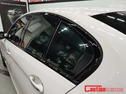 일산 고양 파주 BMW 랩핑전문점[코션일산점]BMW G30 5시리즈 윈도우크롬몰딩 탑폴리에 랩핑 시공후기 / 고양시 덕양구 신원동