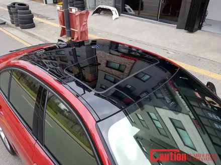 일산 고양 마포 BMW 루프스킨 전문점[코션코리아 일산점]BMW F30 330I 선셋 오렌지 탑폴리에 루프스킨 + M퍼포먼스사이드데칼 시고후기 / 고양시 덕양구 신원동
