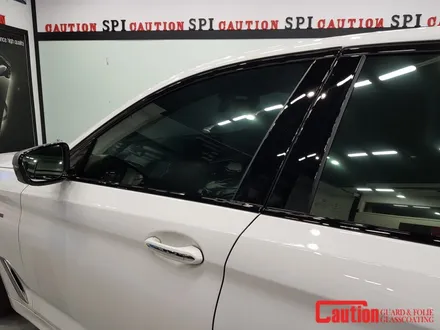 일산 고양 파주 BMW 랩핑전문점[코션일산점]BMW G30 5시리즈 윈도우크롬몰딩 탑폴리에 랩핑 시공후기 / 고양시 덕양구 신원동