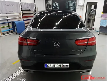 일산 고양 은평 벤츠 루프스킨 전문점 [코션코리아 일산점] 벤츠glc 43 amg 탑폴리에 루프스킨 시공후기~! / 고양시 덕양구 신원동