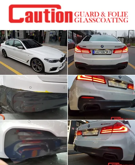 일산 고양 덕양 BMW 루프스킨전문점[코션코리아 일산점]BMW G30 M550D(세륨그레이) 탑폴리에 유광그레이 루프스킨 / 디퓨져랩핑 시공후기 / 고양시 덕양구 신원동