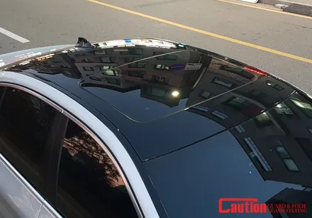 일산 고양 은평 BMW 루프스킨전문점[코션일산점]BMW F10 520I 탑폴리에 루프스킨 + M퍼포먼스사이드데칼 시공후기 / 고양시 덕양구 신원동