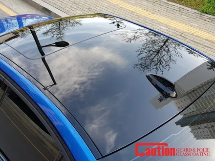 일산 고양 파주 BMW루프스킨 전문점[코션코리아 일산점]BMW F30 330I 에스토릴블루 탑폴리에 루프스킨 + 스플리터랩핑 시공후기 / 고양시 덕양구 신원동