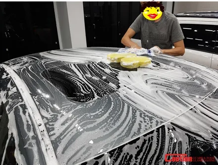 일산 고양 은평 벤츠 루프스킨 전문점 [코션코리아 일산점] 벤츠glc 43 amg 탑폴리에 루프스킨 시공후기~! / 고양시 덕양구 신원동
