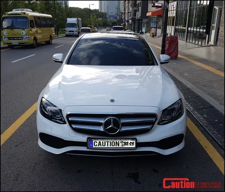 은평 고양 일산 벤츠 루프스킨 전문점 [코션코리아 일산점] BENZ E300 탑폴리에 루프스킨 시공후기~! / 고양시 덕양구 신원동
