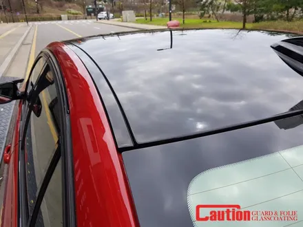 일산 고양 마포 BMW 루프스킨 전문점[코션코리아 일산점]BMW F30 330I 선셋 오렌지 탑폴리에 루프스킨 + M퍼포먼스사이드데칼 시고후기 / 고양시 덕양구 신원동