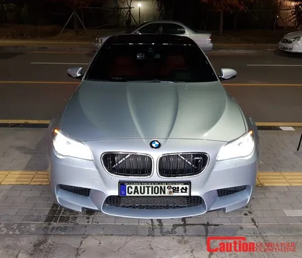 일산 고양 파주 BMW 루프스킨전문점[코션코리아 일산점]BMW M5 탑폴리에 루프스킨 + 스포일러 랩핑 시공후기~! / 고양시 덕양구 신원동