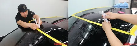 일산 은평 마포 BMW 랩핑 전문점 [코션코리아 일산점] BMW520d 탑폴리에 루프스킨시공 & 사이드 데칼 시공완료! / 고양시 덕양구 신원동