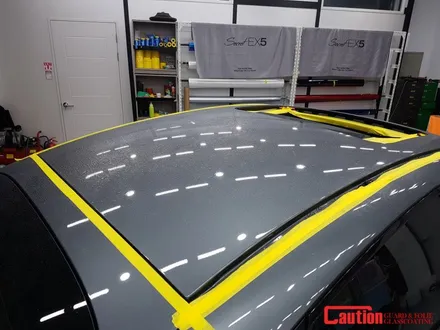 일산 고양 은평 벤츠 루프스킨 전문점 [코션코리아 일산점] 벤츠glc 43 amg 탑폴리에 루프스킨 시공후기~! / 고양시 덕양구 신원동