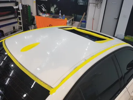 일산 고양 파주 BMW 루프스킨전문점[코션코리아 일산점]BMW F30 330i 탑폴리에 루프스킨 + 스플리터 무광블랙랩핑 시공후기 / 고양시 덕양구 신원동