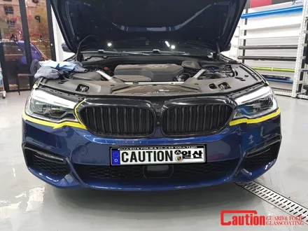 일산 고양 파주 라이트/테일램프 칼라필름전문점[코션코리아 일산점]BMW G30 520D 라이트 칼라필름(스모그필름) 시공후기 / 고양시 덕양구 신원동