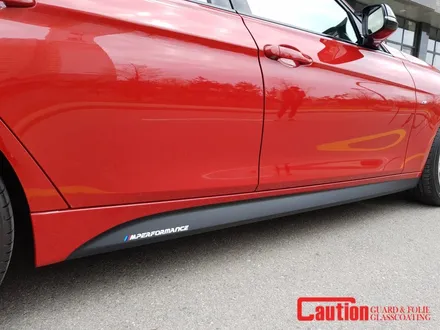 일산 고양 마포 BMW 루프스킨 전문점[코션코리아 일산점]BMW F30 330I 선셋 오렌지 탑폴리에 루프스킨 + M퍼포먼스사이드데칼 시고후기 / 고양시 덕양구 신원동
