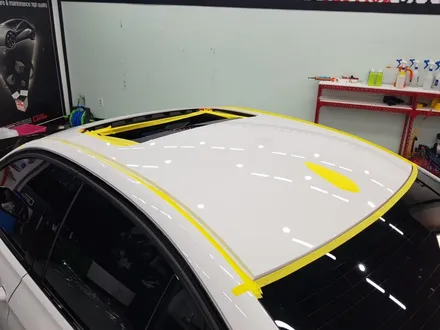 일산 고양 파주 BMW 루프스킨전문점[코션코리아 일산점]BMW 330I 알파인화이트 탑폴리에루프스킨 + 사이드미러 카본랩핑 시공후기 / 고양시 덕양구 신원동