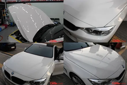 일산 덕양 은평 BMW PPF전문점 [코션코리아 일산점] BMW435i 본넷,앞범퍼,휀더 PPF시공후기 / 고양시 덕양구 신원동