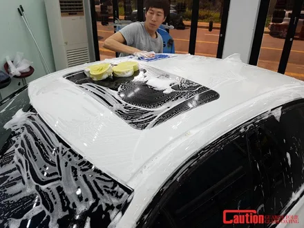 일산 고양 은평 BMW 루프스킨 전문점 [코션코리아 일산점] BMW F30 320D 탑폴리에 루프스킨 시공후기~! / 고양시 덕양구 신원동