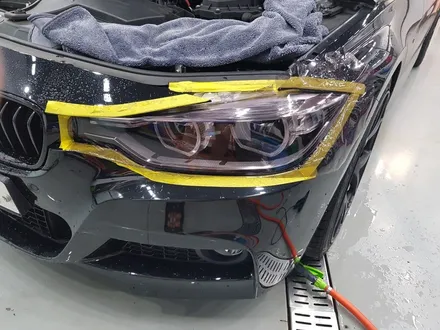 일산 고양 은평 라이트/테일램프 칼라필름전문점[코션코리아 일산점]BMW3(f30) 헤드라이트/테일램프 스모그필름 시공후기 / 고양시 덕양구 신원동