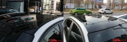 일산 은평 마포 BMW 랩핑 전문점 [코션코리아 일산점] BMW520d 탑폴리에 루프스킨시공 & 사이드 데칼 시공완료! / 고양시 덕양구 신원동