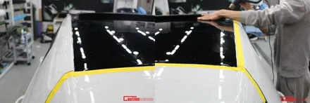 일산 고양 덕양 폭스바겐 루프스킨 전문점 [코션코리아 일산점] 골프r 탑폴리에 루프스킨 시공후기~ / 고양시 덕양구 신원동