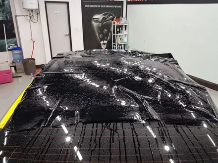 일산 고양 파주 BMW 루프스킨전문점[코션코리아 일산점]BMW M5 탑폴리에 루프스킨 + 스포일러 랩핑 시공후기~! / 고양시 덕양구 신원동