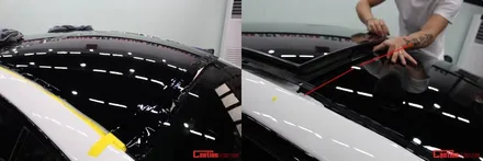 일산 고양 마포 BMW 루프스킨 전문점 [코션코리아 일산점] BMW640d KPMF탑폴리에 루프스킨, 사이드미러 랩핑 시공후기 / 고양시 덕양구 신원동