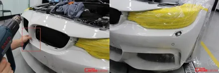 일산 덕양 은평 BMW PPF전문점 [코션코리아 일산점] BMW435i 본넷,앞범퍼,휀더 PPF시공후기 / 고양시 덕양구 신원동