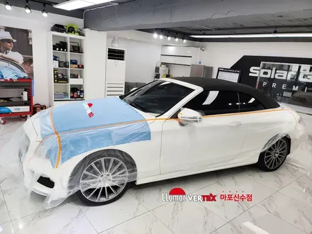 [마포썬팅]루마 버텍스 마포신수점 벤츠C 카브리올레 루마 버텍스  시공 / 서울 마포구 용강동