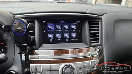 인피니티 Q60 안드로이드 M2C-200A 아틀란 장착 / 인천, 부평, 부천
