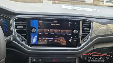 인천 폭스바겐 티록 주차선 이동형 후방카메라 장착 / 인천, 부평, 부천