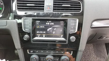 폭스바겐 골프 7세대 순정 모니터 탈거 안드로이드 올인원 후방 카메라 장착 / 인천, 부평, 부천