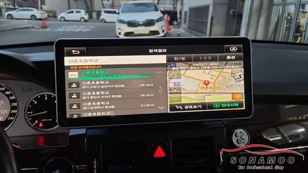 인천 벤츠GLK 12.3인치 모니터 아틀란 장착 / 인천, 부평, 부천