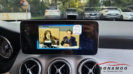 벤츠 GLA x156직수입 QDIS 10.25인치 모니터 QROI 안드로이드 셋탑 장착 / 인천, 부평, 부천