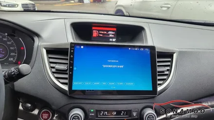 인천 혼다crv 아이나비ak100 고장으로 안드로이드 올인원장착 / 인천, 부평, 부천